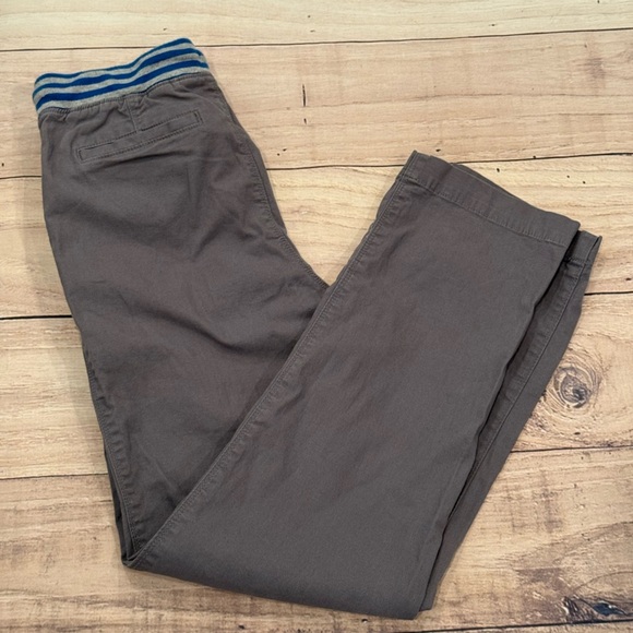 Gray Striped blue elastic waistband big boys Pants/size L (10-22) - Picture 5 of 9